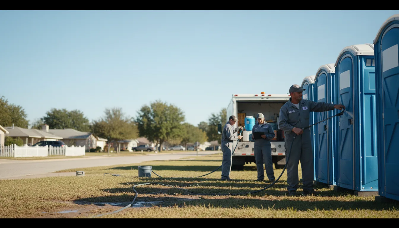 Long-Term Portable Toilet Rental in Oconee, IL near me